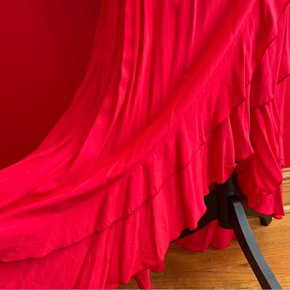 Melissa Odabash Cheryl Red Wrap Dress - Picture 8 of 12